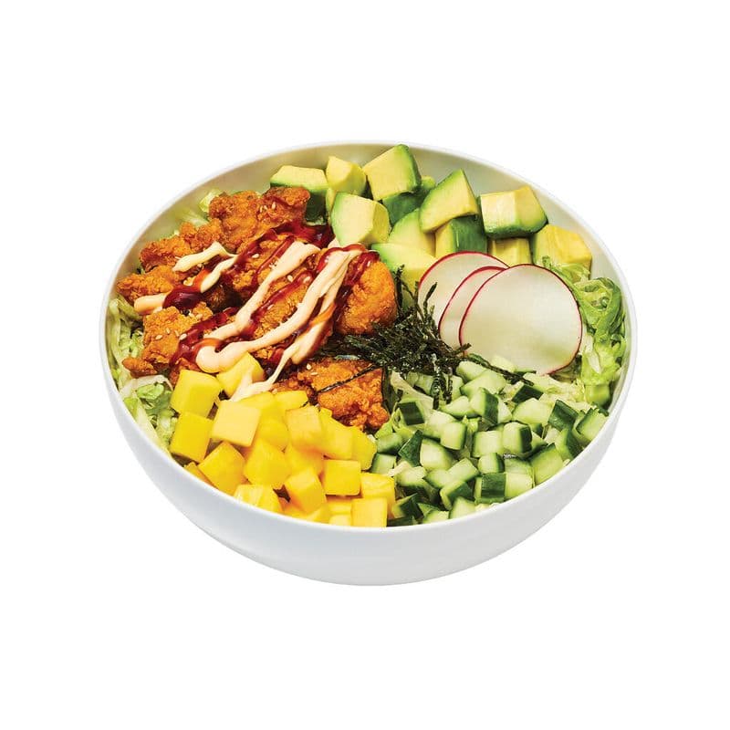 Poke Karaage Chicken & Mango / Poké Poulet karaage et mangue
