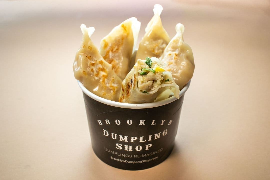 *Shrimp Bomb Potstickers in Soup*