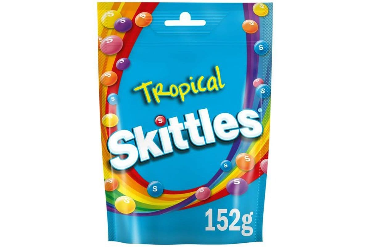 Skittles Tropical Fruit Pouch 152g (152g) (152 Cal)