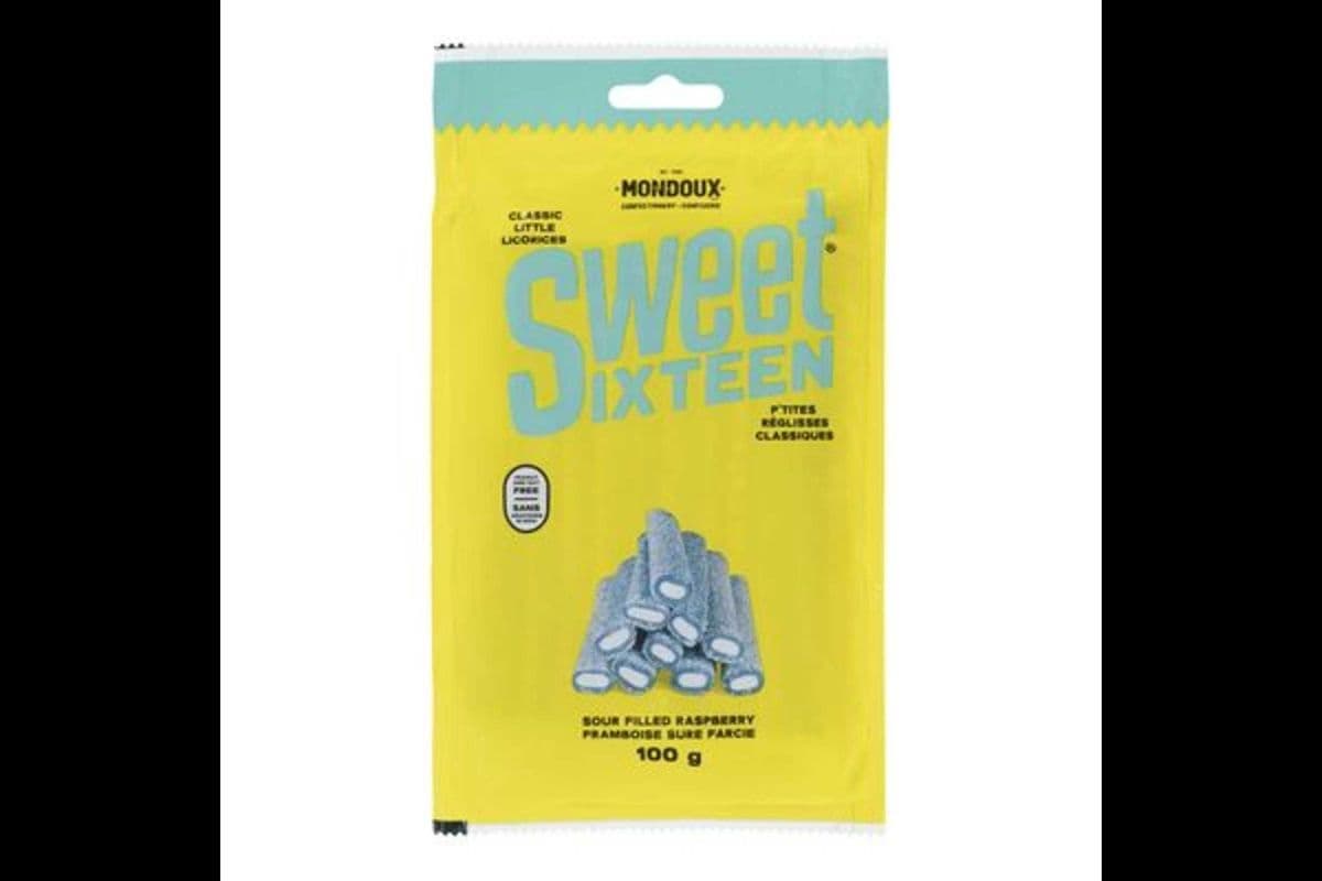 Sweet Sixteen Filled Raspberry 100g