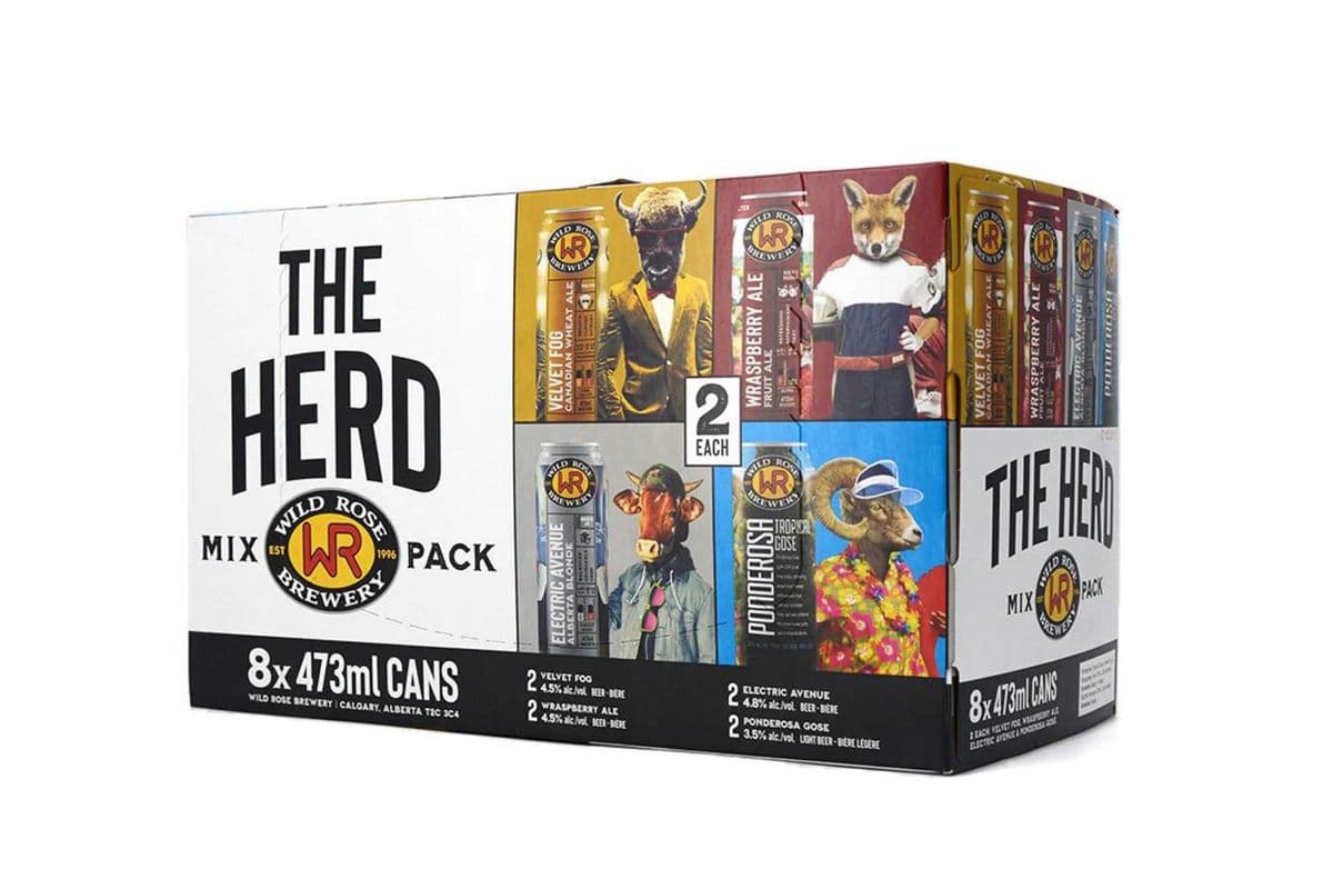 Wild Rose The Herd Mix Pack (8 Cans) (1 x 8x473ml)