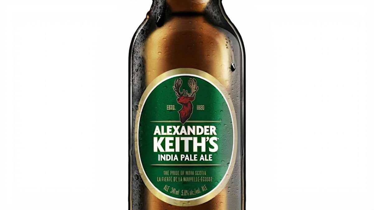 Alexander Keith's IPA, 12oz bottled beer (5.0% ABV)