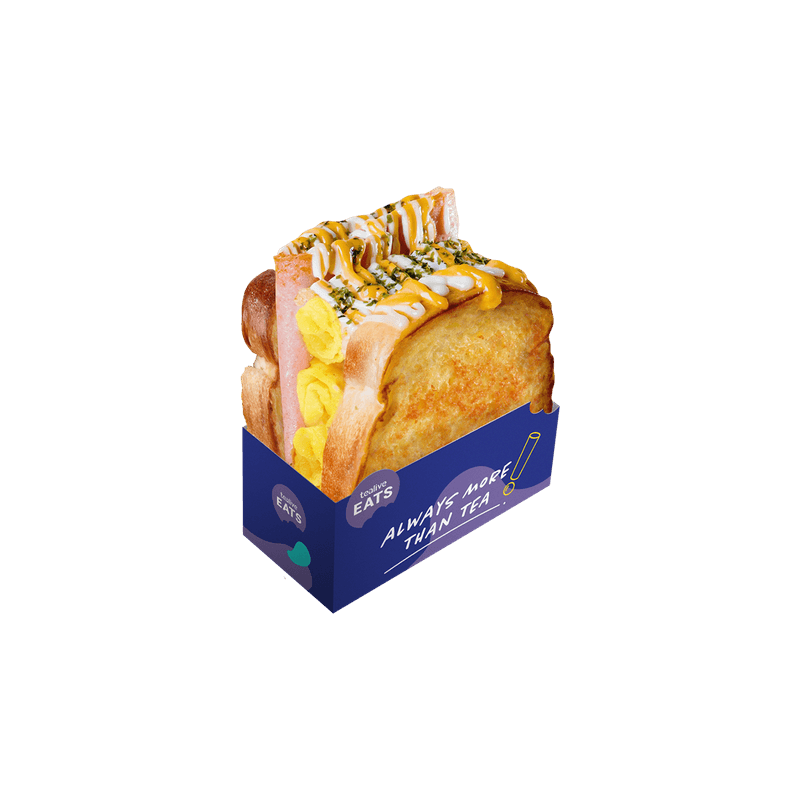 Chicken Slice and Egg Toastea