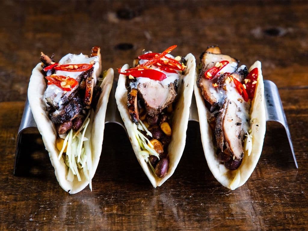 3 PC JERK CHICKEN TACOS