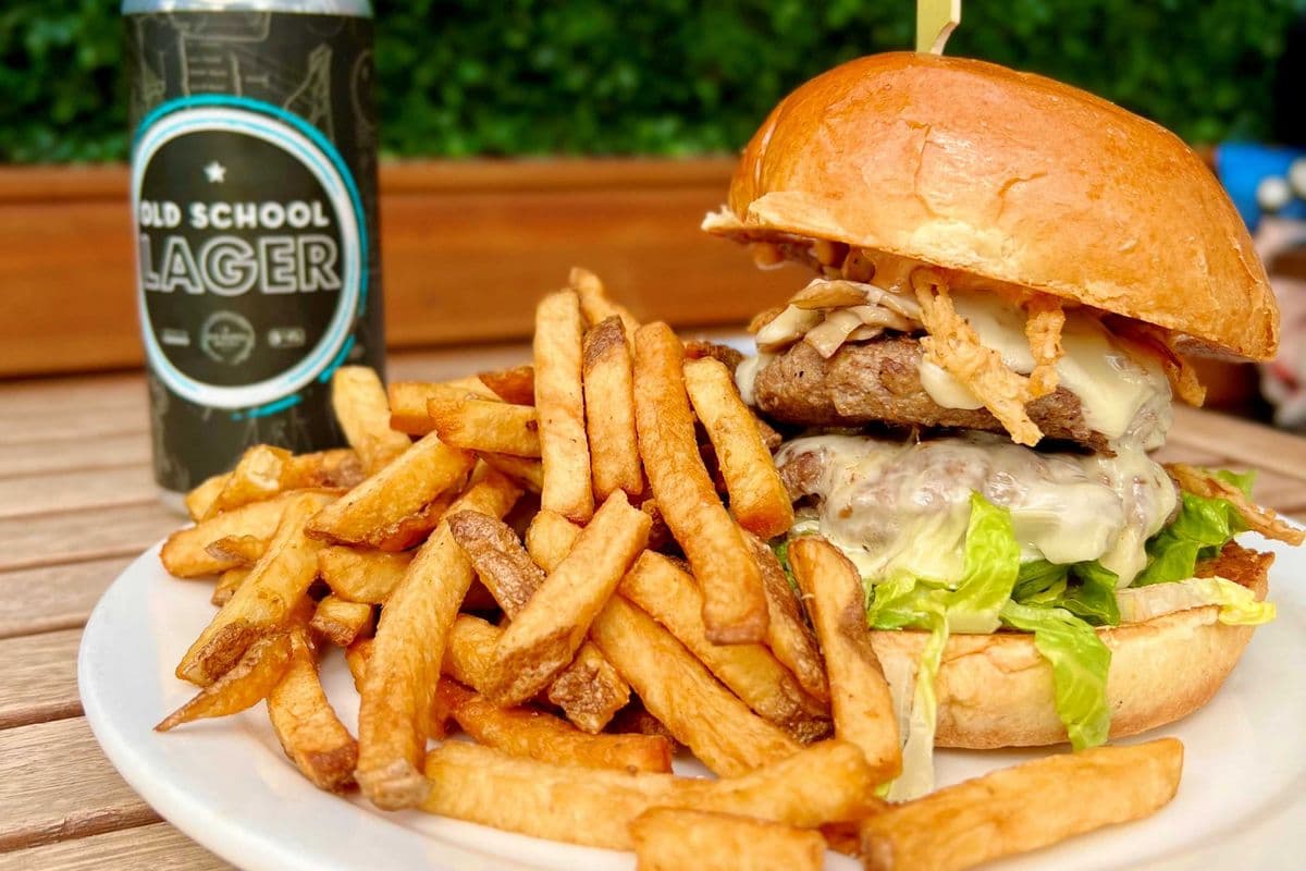The Old School Burger