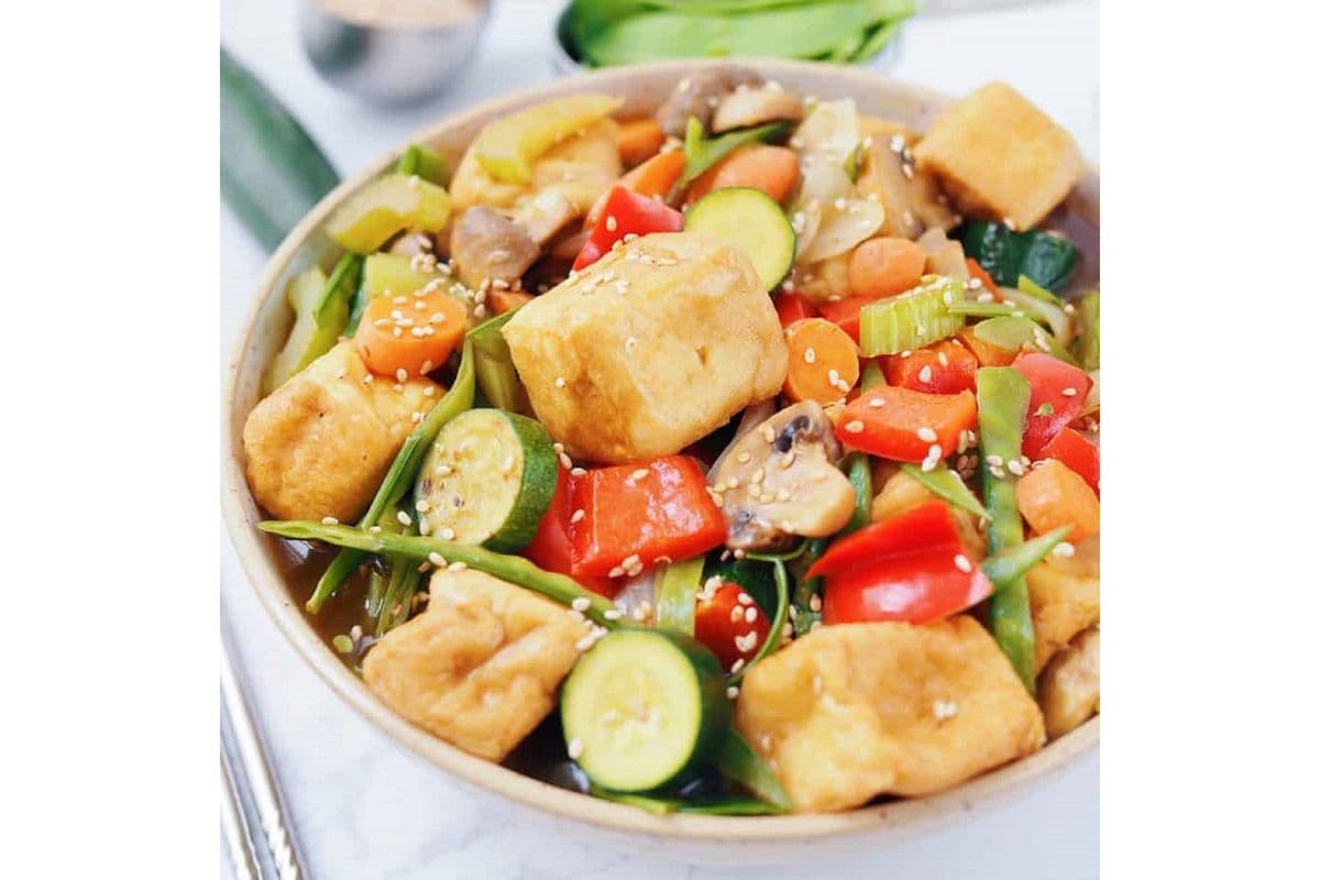 Mixed Veggie & Tofu 清炒杂蔬豆腐