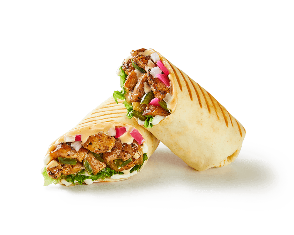 Philly Chicken Shawarma Wrap