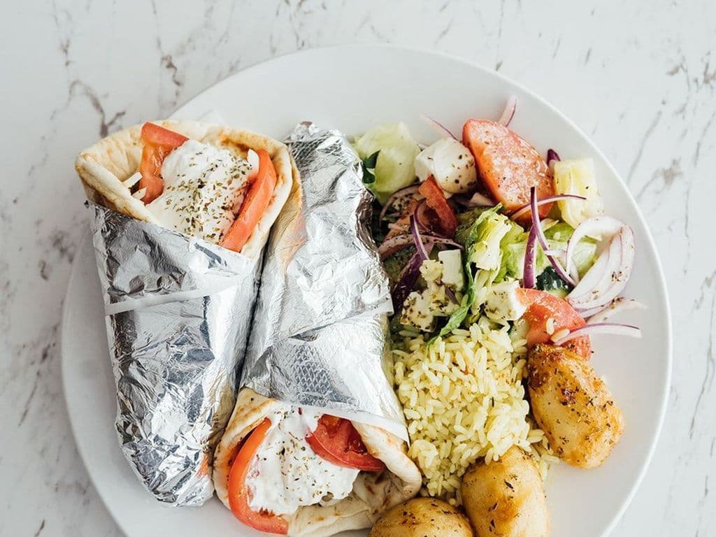 Assiette de pita au poulet / Chicken Pita Plate