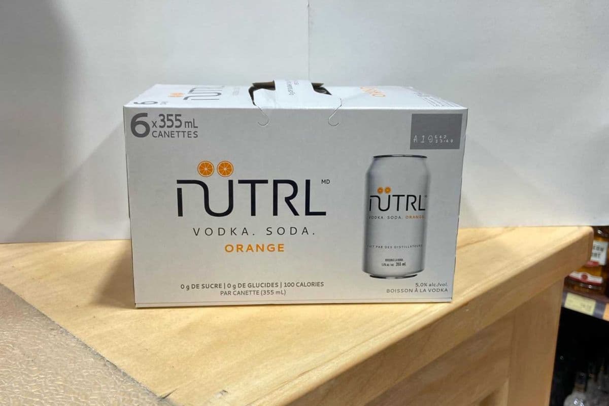 NUTRL VODKA SODA ORANGE 6 CAN (1 x 6X355 ML)