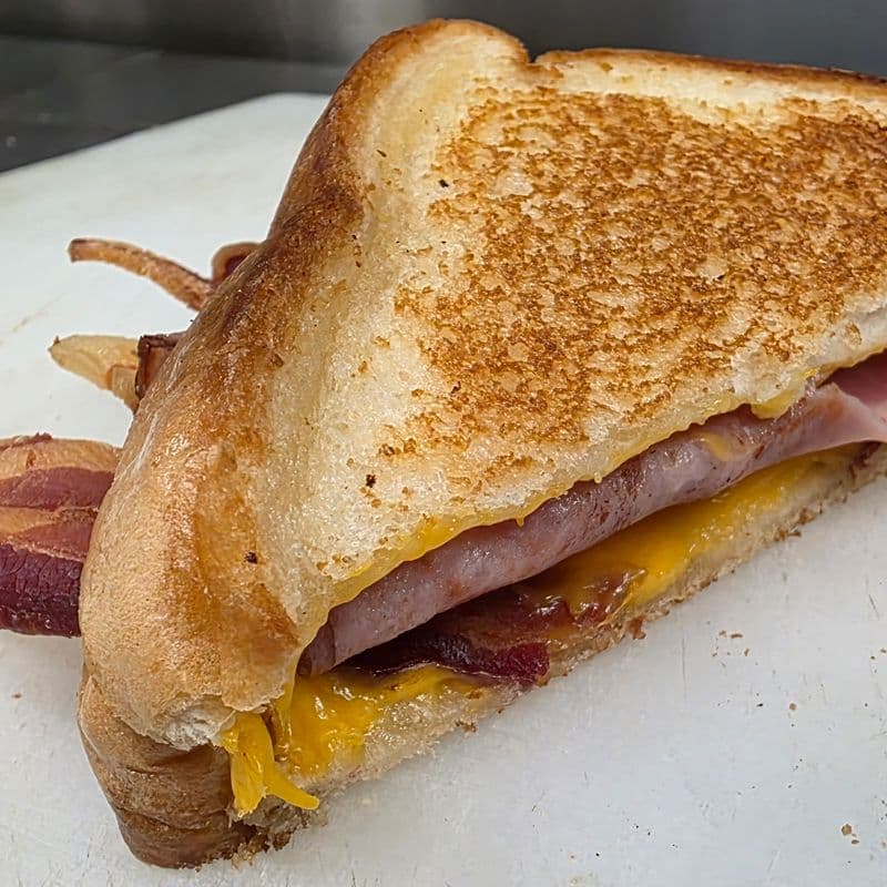 Grilled Cheese Ham & Bacon