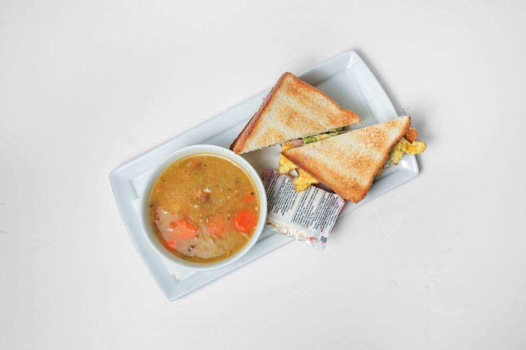 Denver Sandwich with Soup