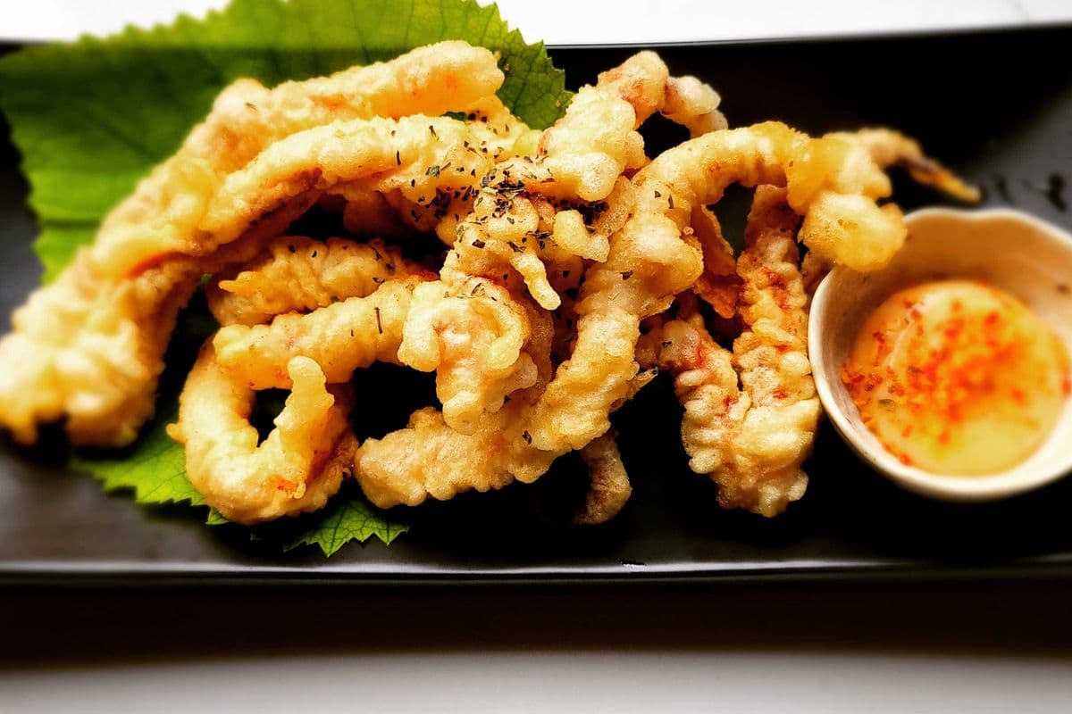 Korean Style Deep Fried Squid