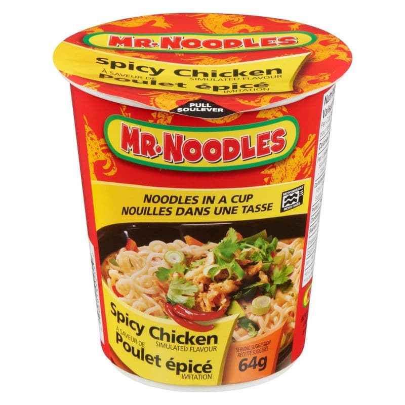Mr. Noodles Spicy Chicken, Cup 64g