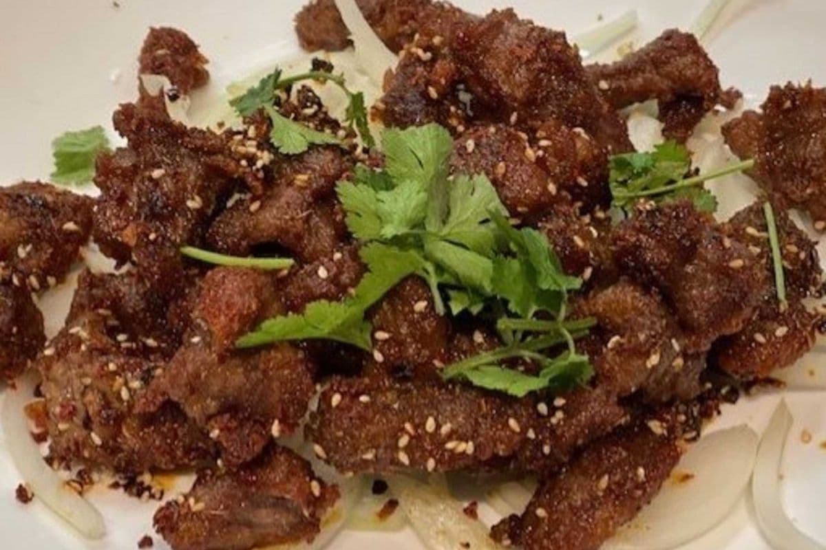 T7. Sauteed Diced Beef with Cumin