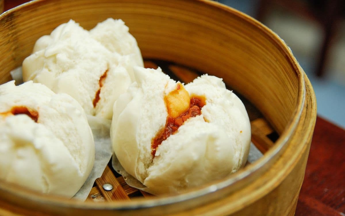 023. Steamed BBQ Pork Buns(3pc)
