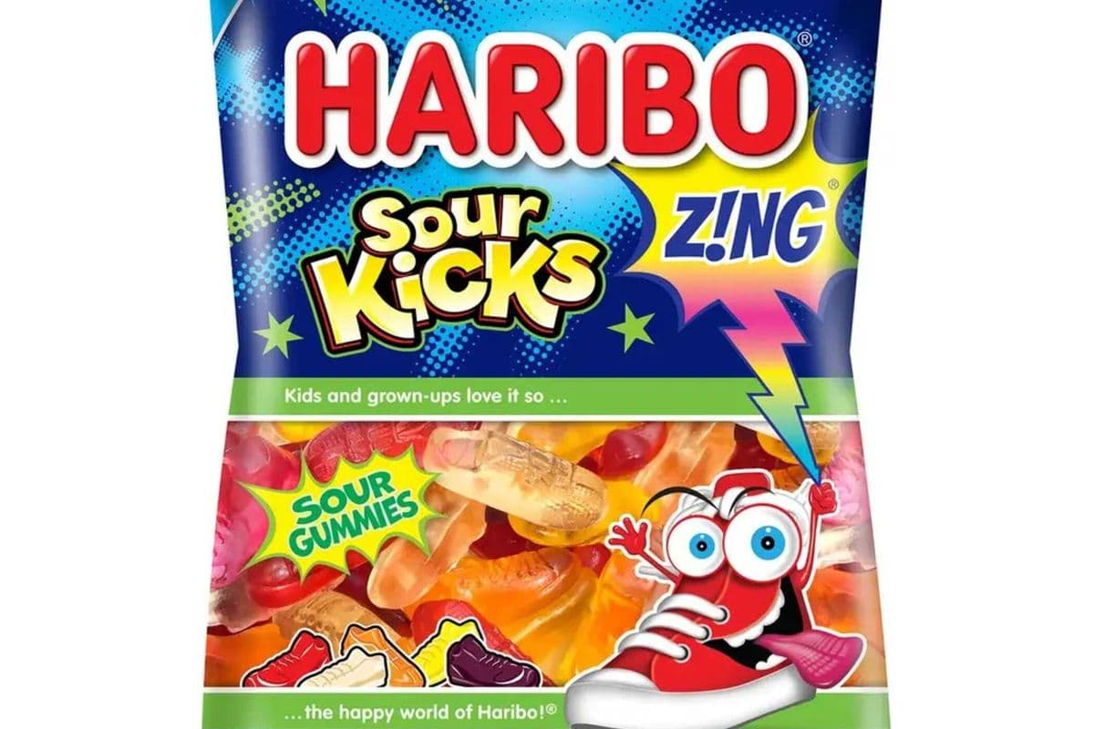 Haribo sour kicks zing (175g) (130 Cal)