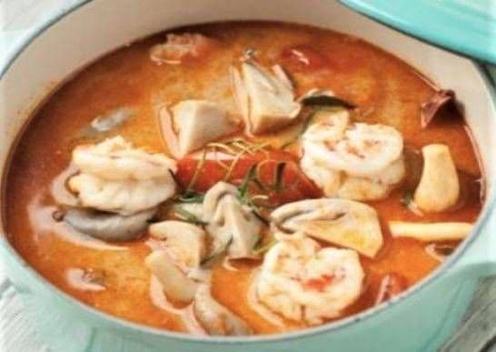 Tom Yum Soup with Shrimp Soupe Tom Yum aux Crevette