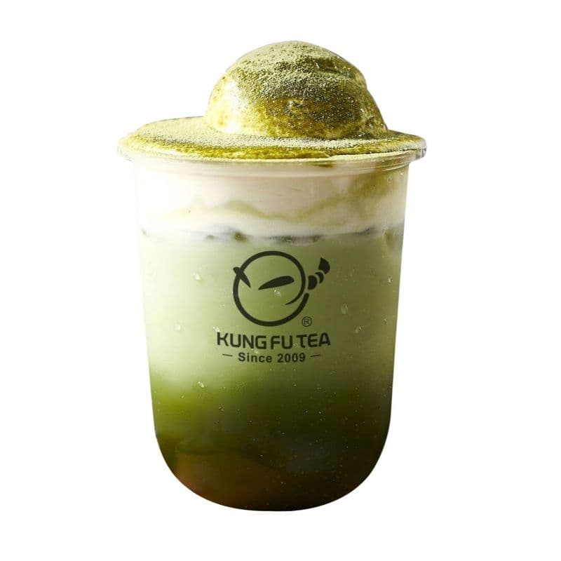 Cheese Milk Matcha Float
