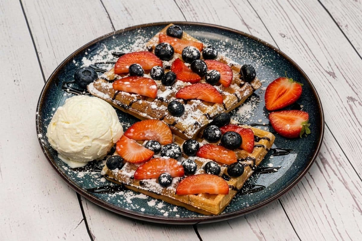 Berry Waffle