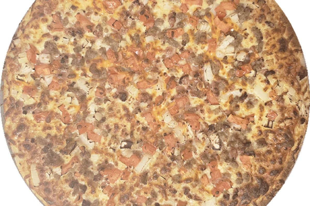19. X-Large Bacon Cheeseburger Pizza