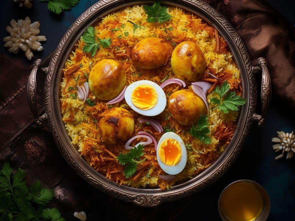 Vijayawada Egg Biryani / Biryani Aux œufs De Vijayawada