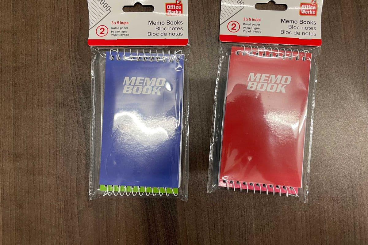 Memo Pad Coil 2pk (2 Pack)
