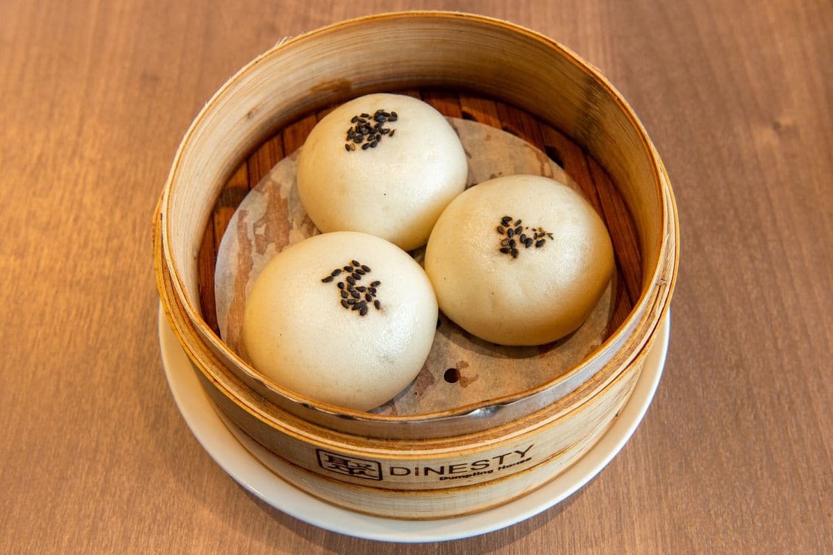 Steamed Sesame Paste Buns (3 pcs) 芝麻包