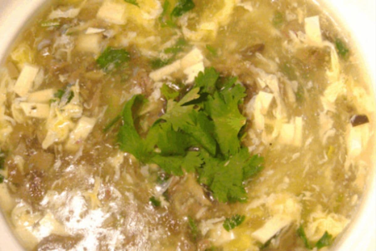 Mixed Beef with Chinese Parsley Soup