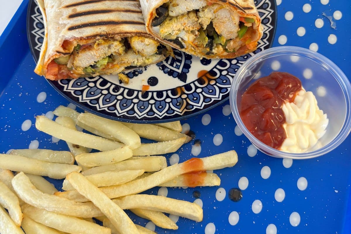 Tacos poulet et frites (Trio tacos poulet)
