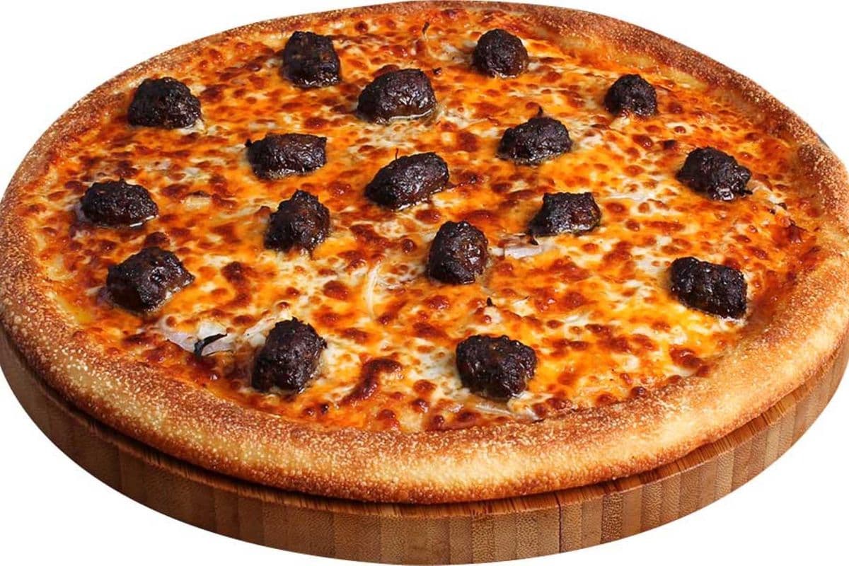 22. 8" Small Meatball Pizza