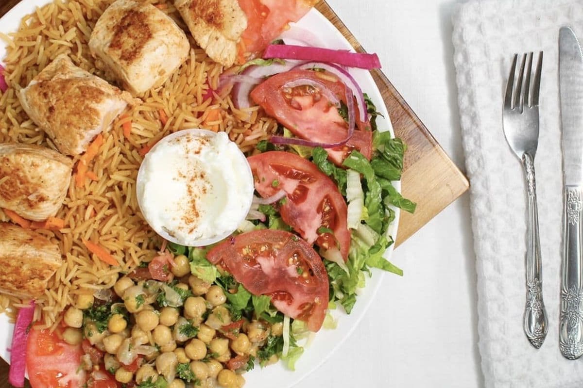 Chicken Kabob Platter