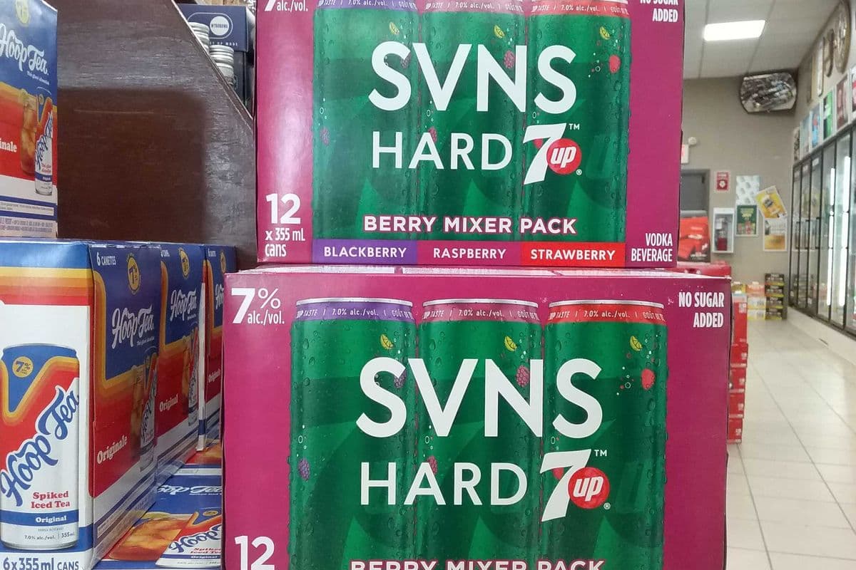 SVNS Hard 7up Berry Mixer Pack - No Sugar (12 x 355 ml)