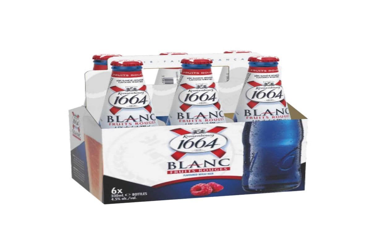 KRONENBOURG 1664 FRUIT ROUGE 6 BTLS (1 x 6 BTLS)