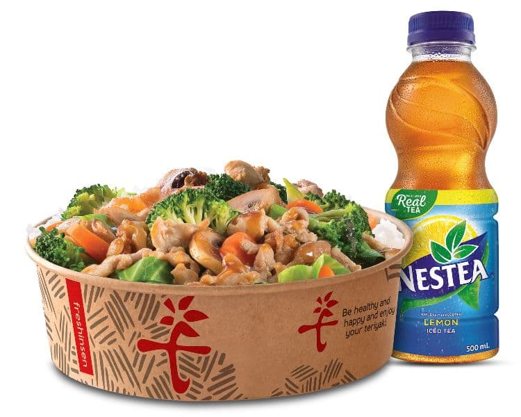 Teriyaki Chicken & Bottled Drink