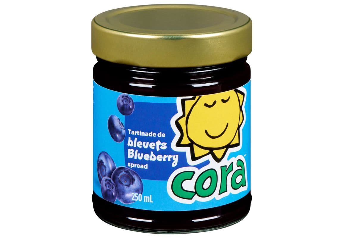 Tartinade aux bleuets Cora (250 ml)