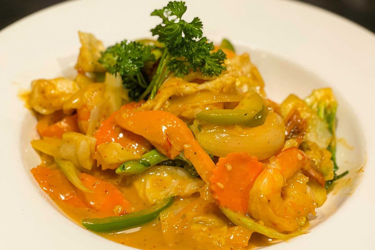 37- Cari rouge crevettes / Shrimps Red Curry