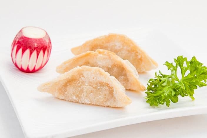 Raviolis frits (4 mcx) / Fried dumplings (4 pcs)