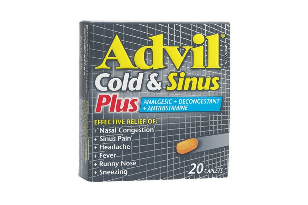 Advil Cold and Sinus Plus Tablets (20 ct)