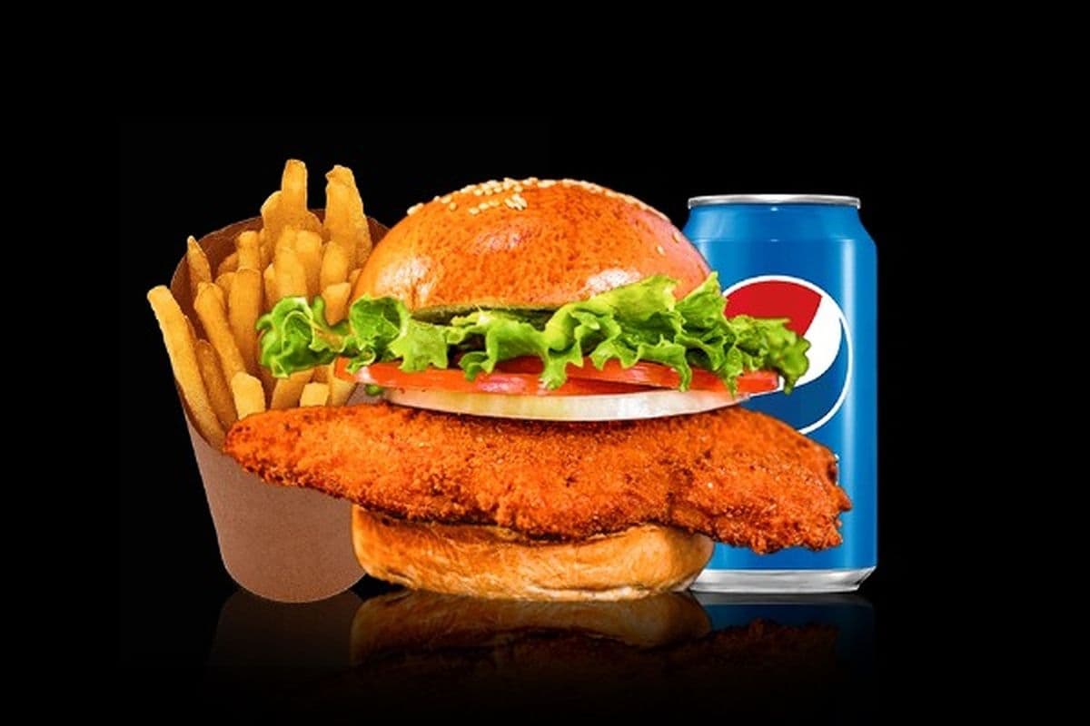 Crispy Chicken Burger Combo
