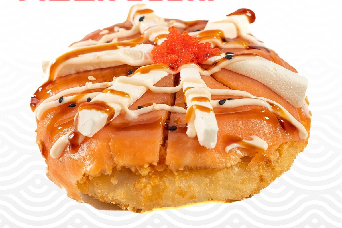 12. Pizza sushi au saumon fumé