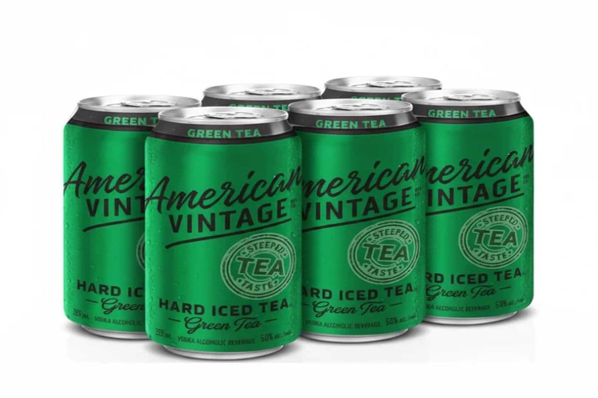 AMERICAN VINTAGE HARD ICED TEA GREEN (6 x 355ML)