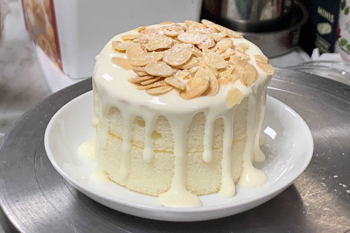 3" Sea Salt Milk Custard Cake