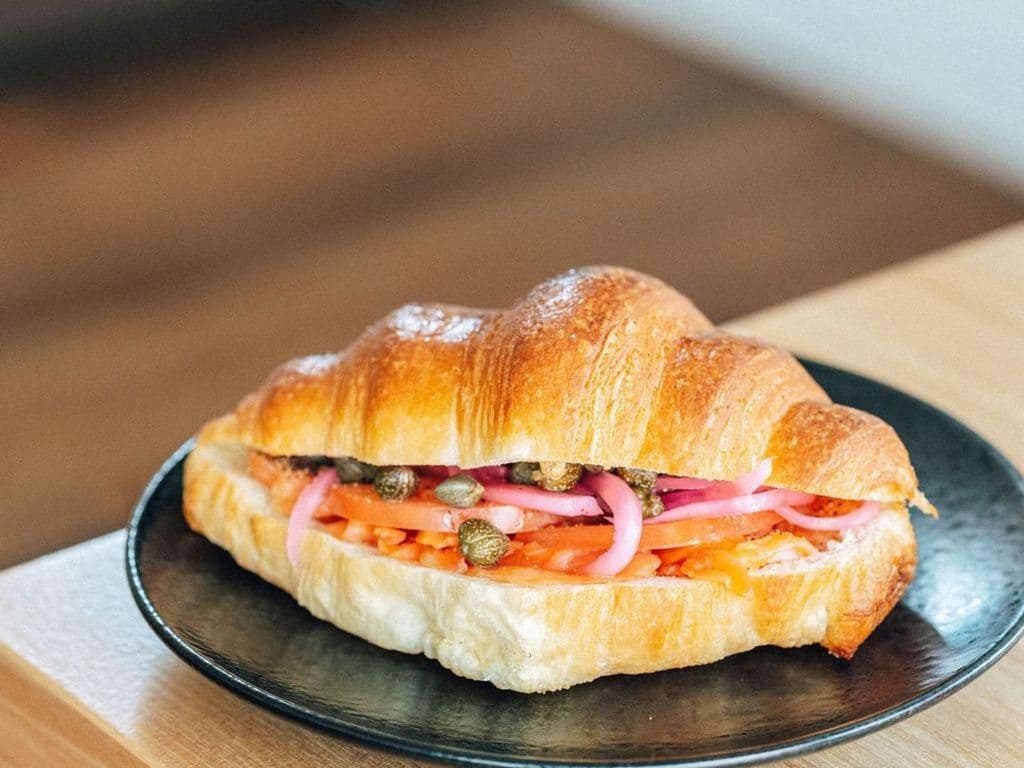 Cured Salmon Croissant