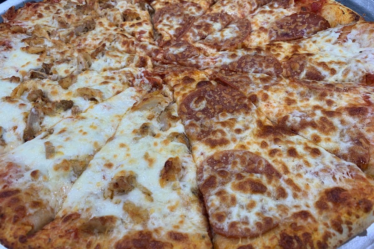 Two Medium Three-Topping Special Pizzas