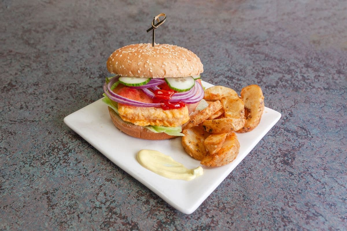 Mean Burger with Fries