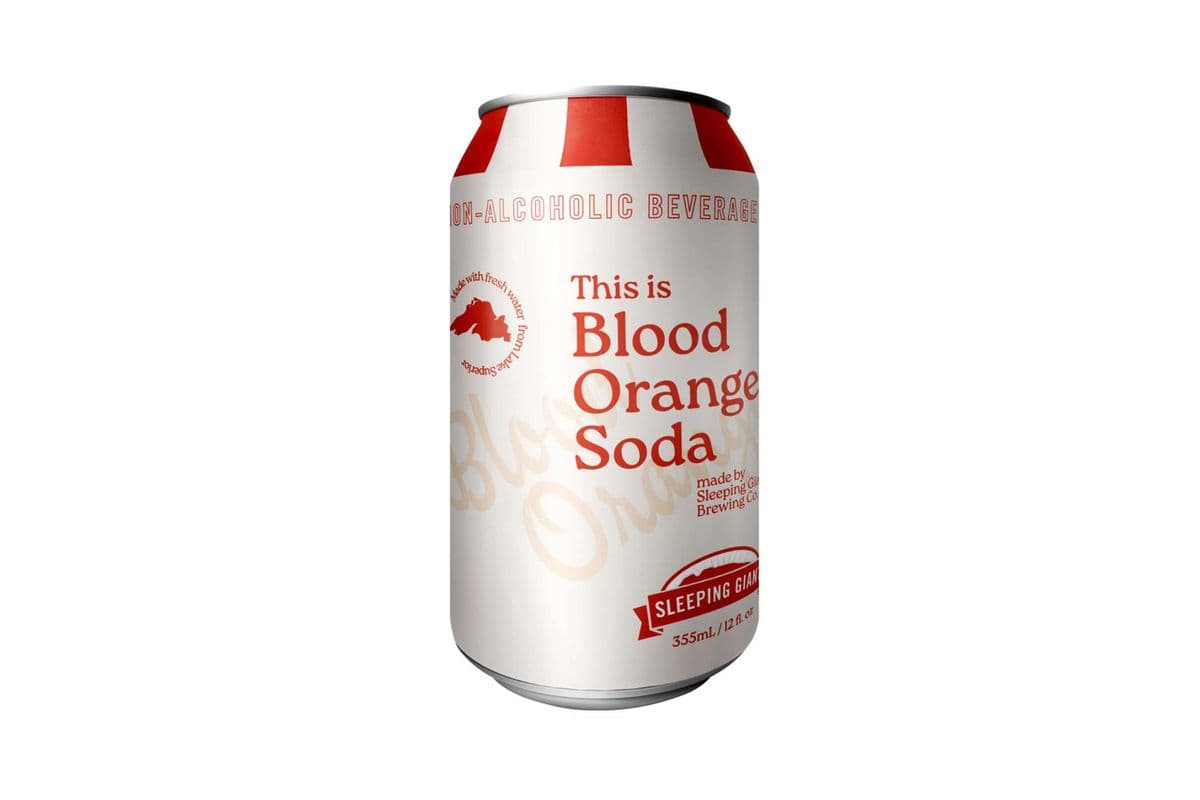 Blood Orange Soda (6 cans) (355 mL) (64 Cal)