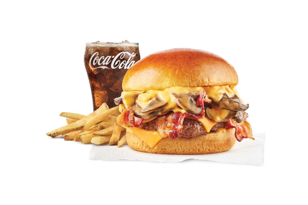 Bacon Portabella Mushroom Melt Single Combo (Cals: 870-1210)