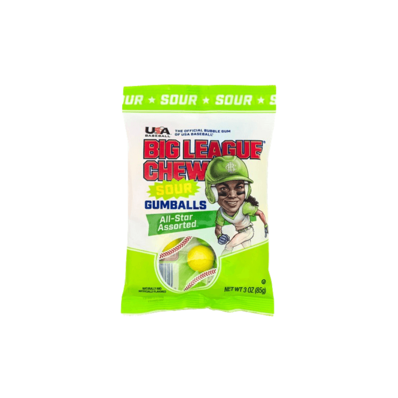 Big League Chew Gumballs Sour – USA (85g)