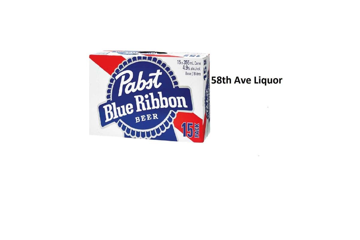PABST BLUE RIBBON 15 CANS (1 x 15x355)