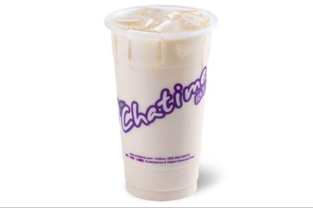 A7 Brown Rice Green Milk Tea (Hot)